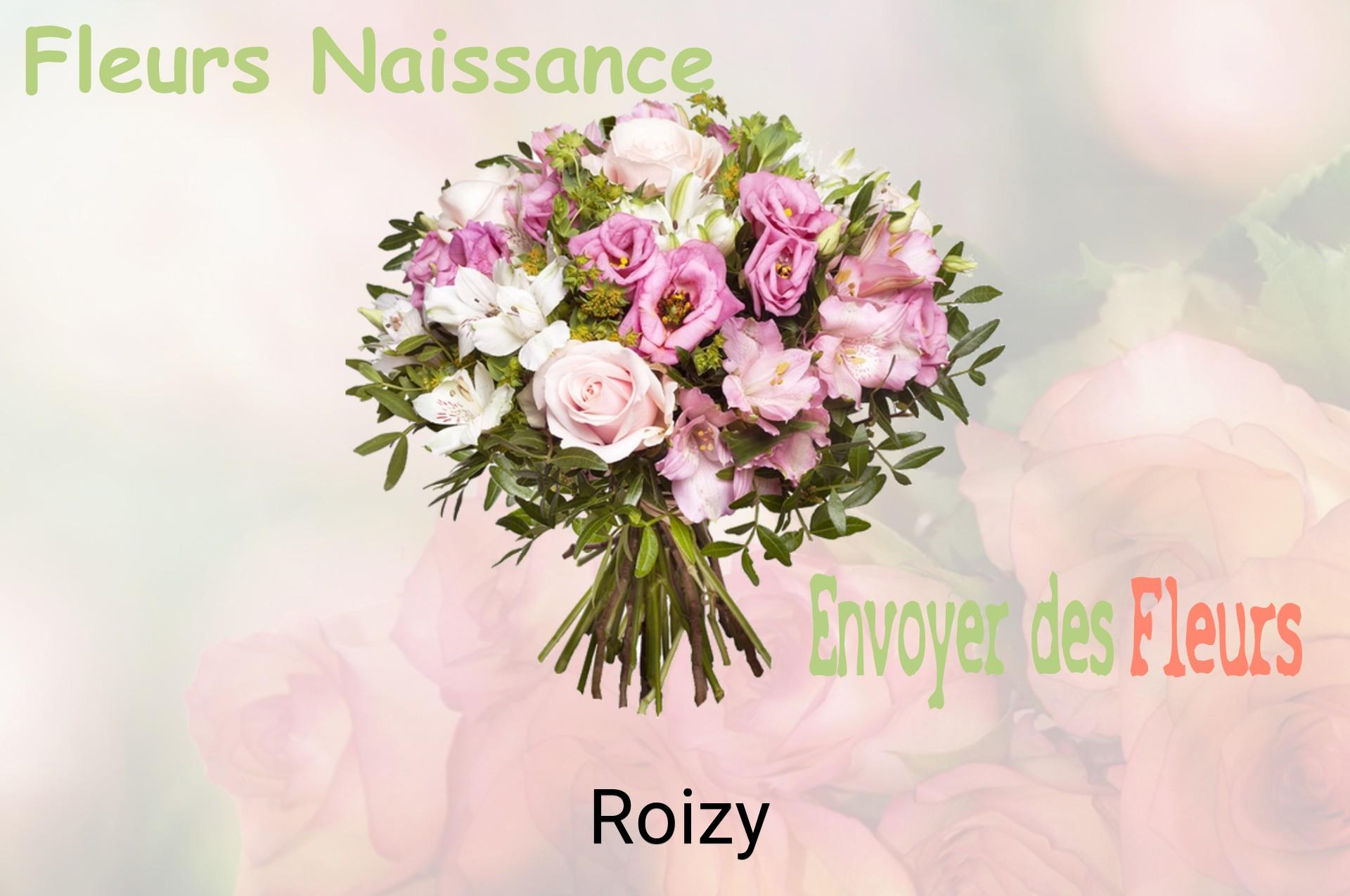 Bouquet de fleurs de naissance livré à Roizy